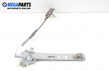 Manual window lifter for Mazda 323 (BA) 1.3 16V, 73 hp, sedan, 5 doors, 1995, position: rear - left