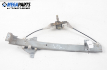 Manual window lifter for Mitsubishi Lancer 1.8 D, 60 hp, sedan, 5 doors, 1991, position: rear - right