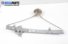 Manual window lifter for Mitsubishi Lancer 1.8 D, 60 hp, sedan, 5 doors, 1991, position: front - right