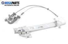 Manual window lifter for Mazda 121 (DB) 1.1, 54 hp, sedan, 5 doors, 1993, position: rear - right