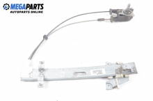 Manual window lifter for Mazda 121 (DB) 1.1, 54 hp, sedan, 5 doors, 1993, position: rear - left