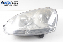 Headlight for Volkswagen Golf V 1.6, 102 hp, hatchback, 5 doors, 2005, position: left