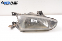 Headlight for Hyundai Lantra 1.5 i.e., 86 hp, sedan, 5 doors, 1995, position: right