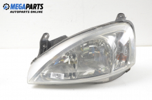 Headlight for Opel Corsa C 1.0, 58 hp, hatchback, 5 doors, 2003, position: left