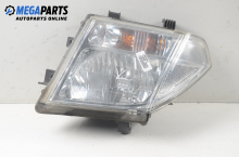 Far for Nissan Navara 2.5 dCi 4WD, 174 hp, pickup, 5 uși, 2008, position: stânga