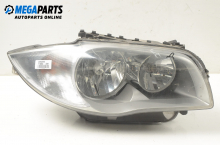 Headlight for BMW 1 (E81, E82, E87, E88) 2.0, 170 hp, hatchback, 5 doors, 2006, position: right