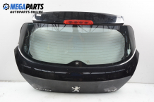 Boot lid for Peugeot 308 (T7) 1.6 HDi, 109 hp, hatchback, 5 doors, 2008, position: rear