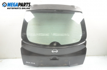 Boot lid for Nissan Micra (K12) 1.4 16V, 88 hp, hatchback, 3 doors automatic, 2005, position: rear