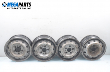 Steel wheels for Peugeot Boxer (1994-2002) 16 inches, width 6 (The price is for the set)