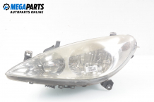 Headlight for Peugeot 307 1.6 16V, 109 hp, hatchback automatic, 2003, position: left