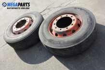 Set of steel wheels with tires for Renault Magnum (1990- ), truck Set of steel wheels with tires for Renault Magnum (1990- ), truck