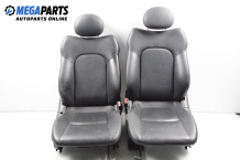 Leather seats for Mercedes-Benz C-Class 203 (W/S/CL) 2.2 CDI, 143 hp, coupe, 2003
