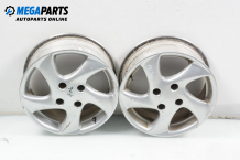 Alloy wheels for Peugeot 206 (1998-2012) 15 inches, width 6 (The price is for two pieces)