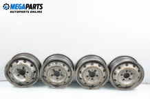 Steel wheels for Peugeot Boxer (1994-2002) 16 inches, width 6 (The price is for the set) Steel wheels for Peugeot Boxer (1994-2002) 16 inches, width 6 (The price is for the set)