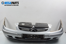 Front bumper for Citroen C5 2.2 HDi, 133 hp, hatchback, 2002, position: front