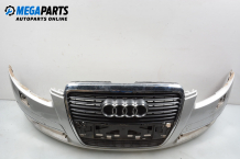 Front bumper for Audi A6 (C6) 3.2 FSI Quattro, 255 hp, sedan, 2004, position: front Front bumper for Audi A6 (C6) 3.2 FSI Quattro, 255 hp, sedan, 2004, position: front