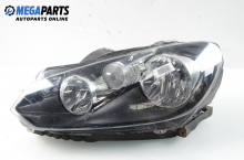 Headlight for Volkswagen Golf VI 1.6 TDI, 105 hp, hatchback, 2011, position: left Headlight for Volkswagen Golf VI 1.6 TDI, 105 hp, hatchback, 2011, position: left