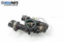 Thermostat housing for Nissan Primera (P12) 1.9 dCi, 120 hp, station wagon, 2003