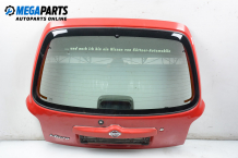 Boot lid for Nissan Micra (K11C) 1.0 16V, 54 hp, hatchback automatic, 1999, position: rear Boot lid for Nissan Micra (K11C) 1.0 16V, 54 hp, hatchback automatic, 1999, position: rear