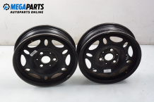 Steel wheels for Smart Fortwo (W450) (1998-2007) 15 inches, width 4 (The price is for two pieces) Steel wheels for Smart Fortwo (W450) (1998-2007) 15 inches, width 4 (The price is for two pieces)