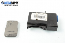 Card reader for Renault Laguna II (X74) 3.0 V6 24V, 207 hp, station wagon automatic, 2001 Card reader for Renault Laguna II (X74) 3.0 V6 24V, 207 hp, station wagon automatic, 2001