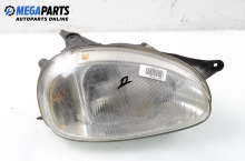 Headlight for Opel Corsa B 1.2, 45 hp, hatchback, 1996, position: right Headlight for Opel Corsa B 1.2, 45 hp, hatchback, 1996, position: right