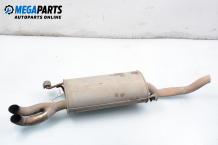 Rear muffler for Volkswagen Polo (6N/6N2) 1.9 SDI, 68 hp, station wagon, 2000 Rear muffler for Volkswagen Polo (6N/6N2) 1.9 SDI, 68 hp, station wagon, 2000