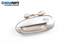 Outer handle for Kia Carens 2.0 CRDi, 113 hp, minivan, 2004, position: rear - left Outer handle for Kia Carens 2.0 CRDi, 113 hp, minivan, 2004, position: rear - left