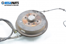 Knuckle hub with drum for Fiat Idea 1.3 D Multijet, 70 hp, minivan, 2005, position: rear - left Knuckle hub with drum for Fiat Idea 1.3 D Multijet, 70 hp, minivan, 2005, position: rear - left