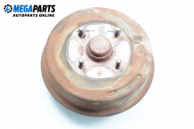 Knuckle hub with drum for Daewoo Tacuma 1.6, 105 hp, minivan, 2002, position: rear - left Knuckle hub with drum for Daewoo Tacuma 1.6, 105 hp, minivan, 2002, position: rear - left