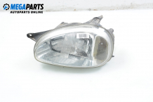 Headlight for Opel Corsa B 1.4 16V, 90 hp, station wagon, 2000, position: left Headlight for Opel Corsa B 1.4 16V, 90 hp, station wagon, 2000, position: left