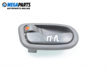 Inner handle for Daihatsu YRV 1.3 4WD, 87 hp, station wagon, 2001, position: front - left Inner handle for Daihatsu YRV 1.3 4WD, 87 hp, station wagon, 2001, position: front - left