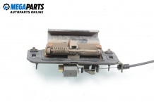 External boot lid handle for Nissan Almera Tino 2.0, 136 hp, minivan automatic, 2001, position: rear External boot lid handle for Nissan Almera Tino 2.0, 136 hp, minivan automatic, 2001, position: rear
