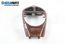 Central console for Citroen C5 2.2 HDi, 133 hp, station wagon automatic, 2003 Central console for Citroen C5 2.2 HDi, 133 hp, station wagon automatic, 2003