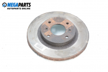 Brake disc for Nissan Primera (P11) 1.8 16V, 114 hp, station wagon, 2000, position: front Brake disc for Nissan Primera (P11) 1.8 16V, 114 hp, station wagon, 2000, position: front