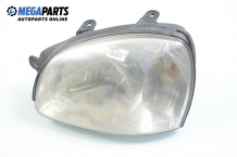 Headlight for Hyundai Santa Fe 2.0 CRDi 4x4, 113 hp, 2004, position: left Headlight for Hyundai Santa Fe 2.0 CRDi 4x4, 113 hp, 2004, position: left