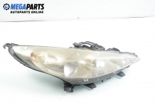 Headlight for Peugeot 207 1.4 HDi, 68 hp, truck, 3 doors, 2007, position: right