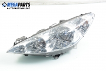 Headlight for Peugeot 308 (T7) 1.6 HDi, 109 hp, hatchback, 5 doors, 2009, position: left