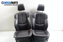Electric heated leather seats with right-hand drive for Mazda 6 2.2 MZR-CD, 185 hp, hatchback, 2010