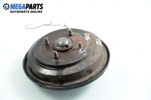 Knuckle hub with drum for Ford Fiesta V 1.6 TDCi, 90 hp, 3 doors, 2007, position: rear - left