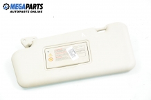 Sun visor with right-hand drive for Nissan Note 1.6, 110 hp, 2009, position: left