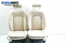 Leather seats with electric adjustment for Jaguar X-Type 3.0 V6 4x4, 230 hp, sedan automatic, 2005