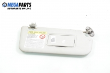 Солнцезащитный козырек for Ford Fiesta V 1.4 16V, 80 hp, 5 вр., 2002, position: дясна