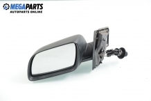 Mirror for Volkswagen Polo (9N/9N3) 1.2, 54 hp, 3 doors, 2005, position: left