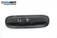 External boot lid handle for Kia Sportage I (JA) 2.0 TD 4WD, 83 hp, 5 doors, 1997 External boot lid handle for Kia Sportage I (JA) 2.0 TD 4WD, 83 hp, 5 doors, 1997