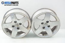 Alloy wheels for Peugeot 307 (2000-2008) 15 inches, width 6 (The price is for two pieces)