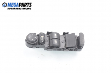 Window and mirror adjustment switch with right-hand drive for Citroen C4 1.6 16V, 109 hp, hatchback, 5 doors, 2005