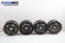 Steel wheels for Renault Laguna I (B56; K56) (1993-2000) 14 inches, width 5.5 (The price is for the set)