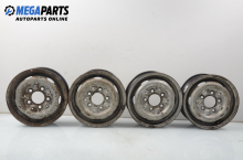 Steel wheels for Mercedes-Benz 207, 307, 407, 410 BUS (1977-1995) 14 inches, width 5 (The price is for the set)