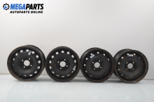 Steel wheels for Citroen Xsara (1997-2004) 14 inches, width 5.5 (The price is for the set)